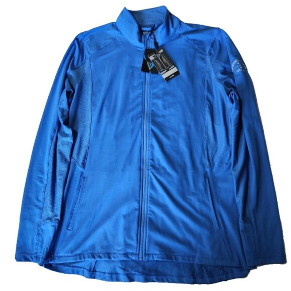 Level Wear Golf Zip-Up Jacket Long Sleeve Pockets Women's XXL Blue NWT - Picture 13 of 14